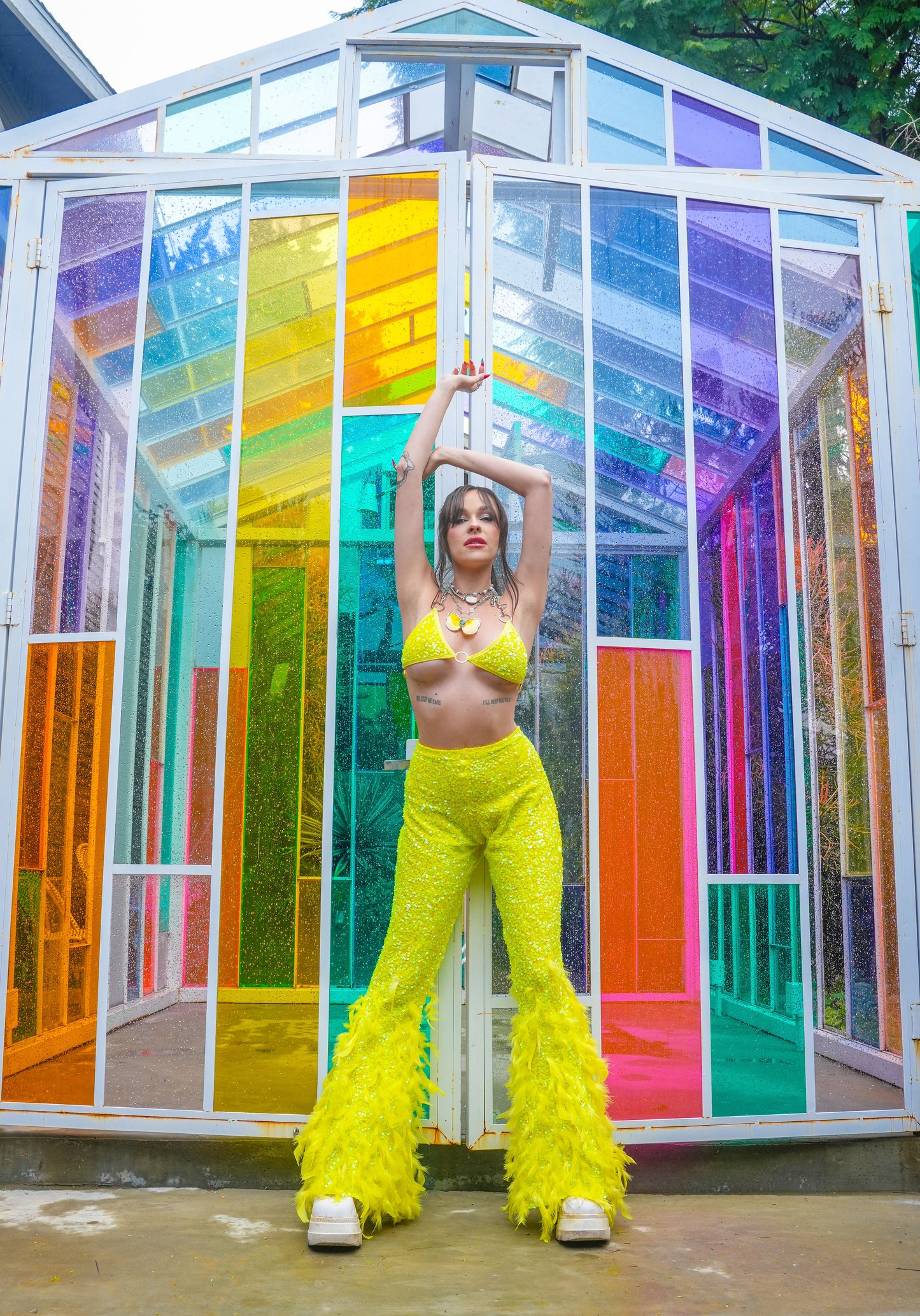 Yellow Kaleidisco Set