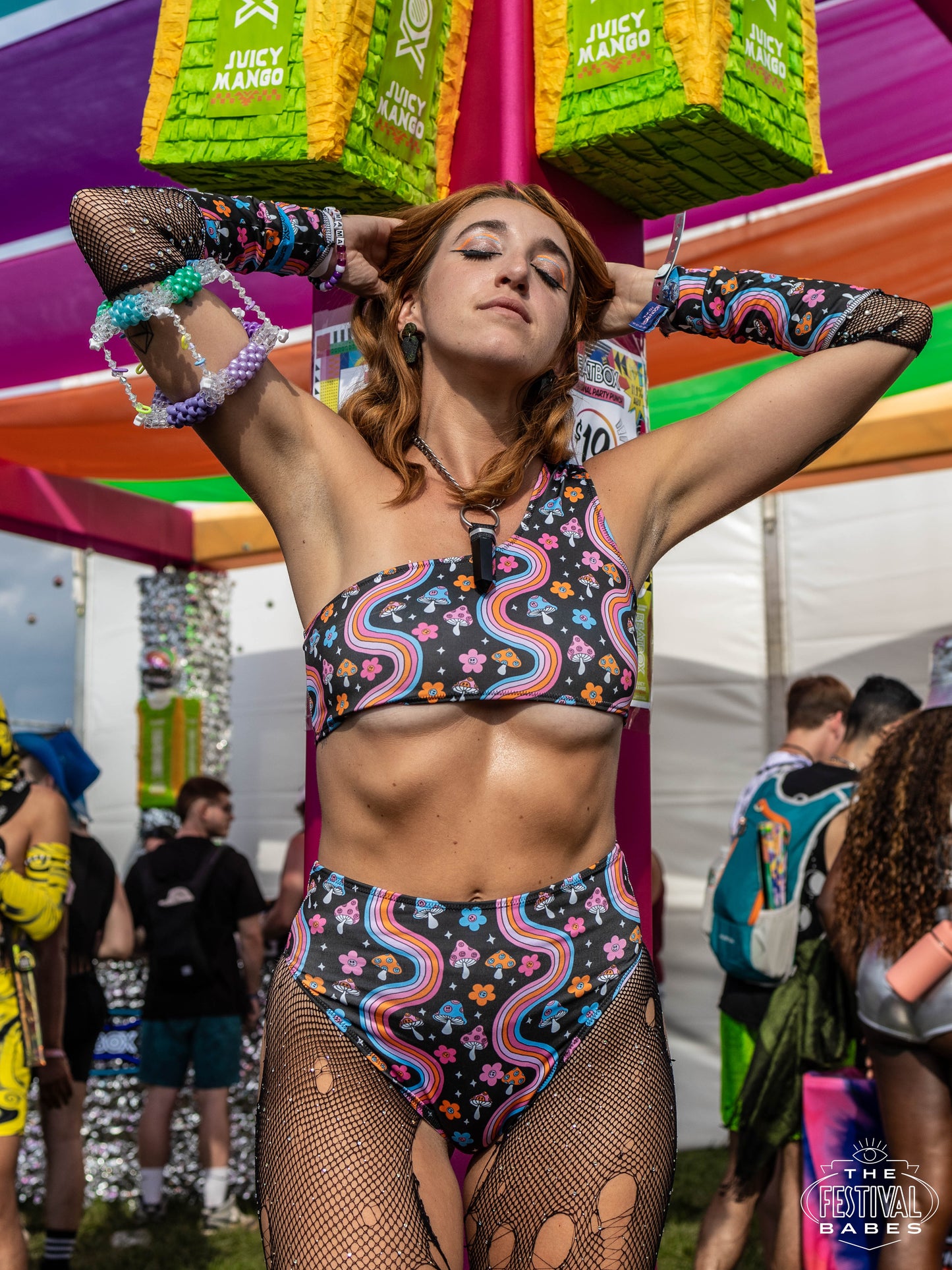 Hippie Flip One Shoulder Set