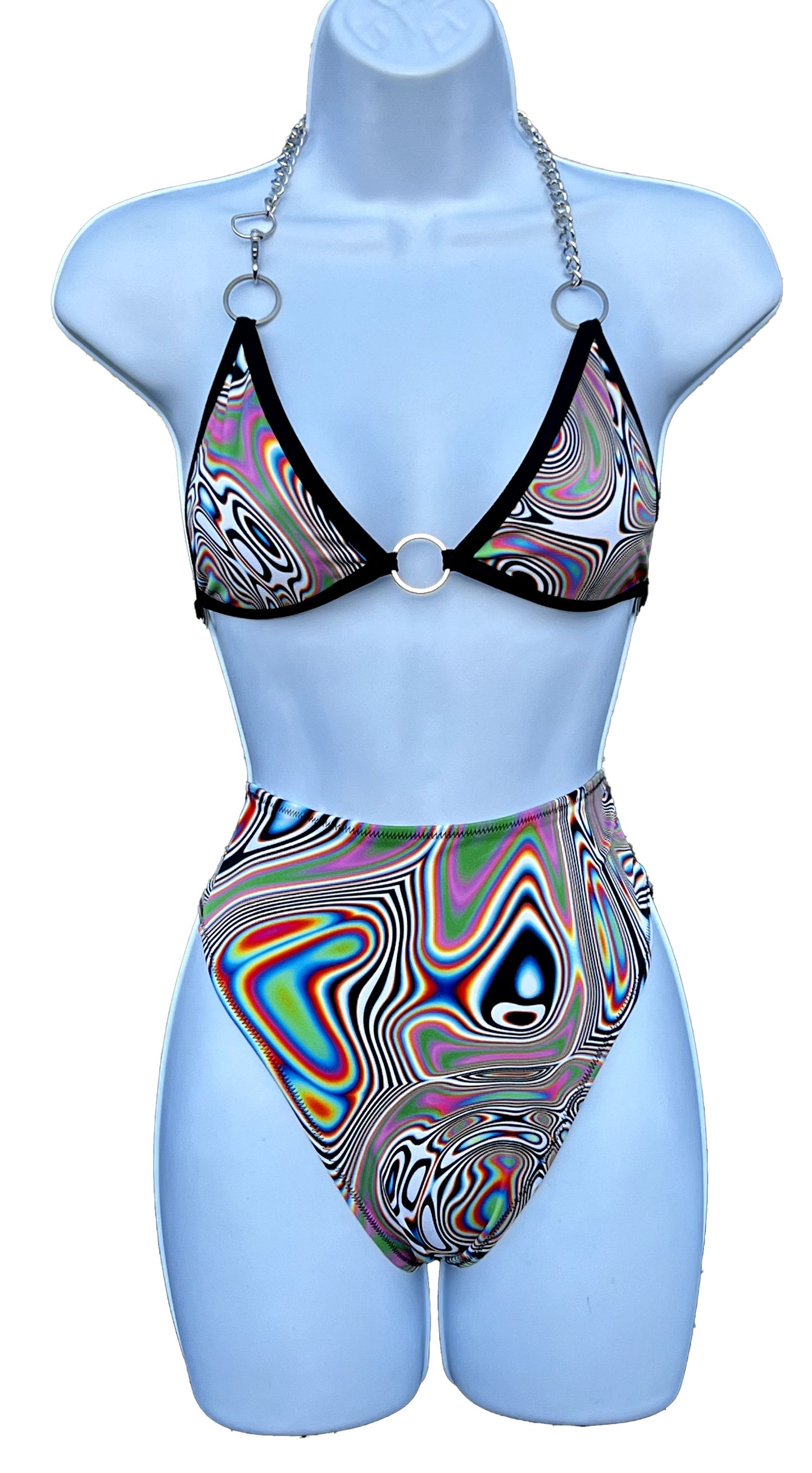Distortion Bikini Set