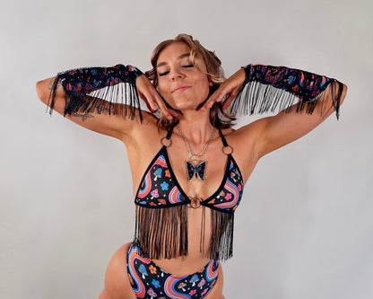 Hippie Flip Fringe Bikini Set